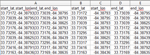 convert kml to csv google earth