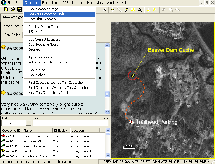 ExpertGPS: Geocaching Software with Topo Maps and Aerial Photos