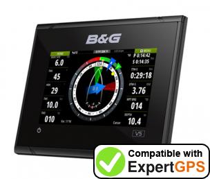 Download your B&G Vulcan 5 waypoints and tracklogs and create maps with ExpertGPS