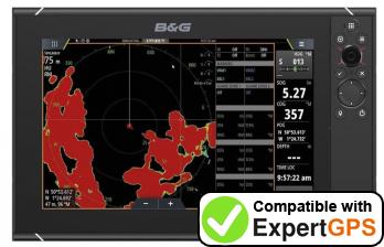 Download your B&G Zeus3 12 waypoints and tracklogs and create maps with ExpertGPS