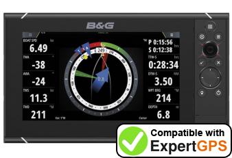 Download your B&G Zeus3 9 waypoints and tracklogs and create maps with ExpertGPS