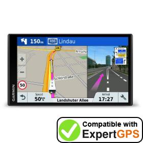 Download your Garmin Camper 770 LMT-D waypoints and tracklogs and create maps with ExpertGPS