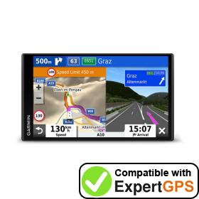 Download your Garmin Camper 780 waypoints and tracklogs and create maps with ExpertGPS