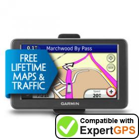 Download your Garmin dēzl 560LMT Camper Deluxe waypoints and tracklogs and create maps with ExpertGPS