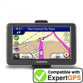 Download your Garmin dēzl 560LMT waypoints and tracklogs and create maps with ExpertGPS