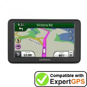 Download your Garmin dēzl 560LT waypoints and tracklogs and create maps with ExpertGPS