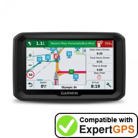 Download your Garmin dēzl 580 LMT-S waypoints and tracklogs and create maps with ExpertGPS
