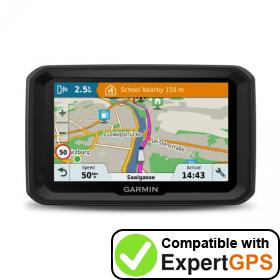 Download your Garmin dēzl 580 waypoints and tracklogs and create maps with ExpertGPS