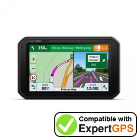 Download your Garmin dēzl 780 LMT-S waypoints and tracklogs and create maps with ExpertGPS