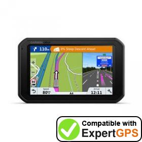 Download your Garmin dēzl 780 waypoints and tracklogs and create maps with ExpertGPS