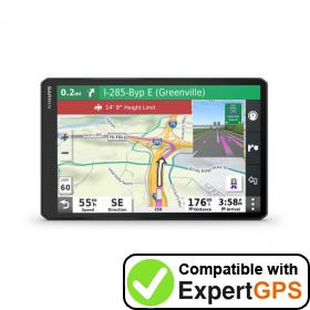 Download your Garmin dēzl LGV1000 waypoints and tracklogs and create maps with ExpertGPS