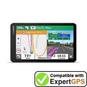 Download your Garmin dēzl LGV700 waypoints and tracklogs and create maps with ExpertGPS