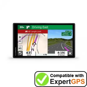Download your Garmin dēzl OTR500 waypoints and tracklogs and create maps with ExpertGPS