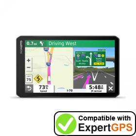 Download your Garmin dēzl OTR700 waypoints and tracklogs and create maps with ExpertGPS