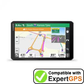 Download your Garmin dēzl OTR800 waypoints and tracklogs and create maps with ExpertGPS