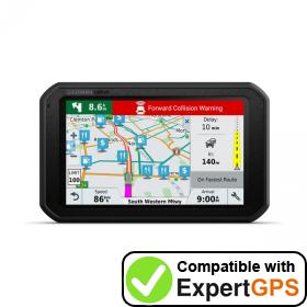 Download your Garmin dēzlCam 785 LMT-S waypoints and tracklogs and create maps with ExpertGPS