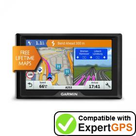 Download your Garmin Drive 40LM waypoints and tracklogs and create maps with ExpertGPS