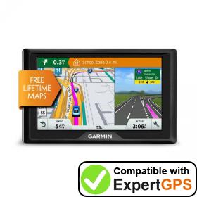 Download your Garmin Drive 5 LM EX waypoints and tracklogs and create maps with ExpertGPS