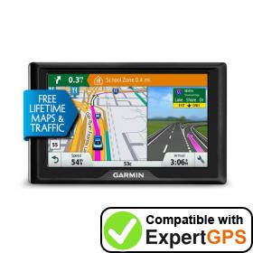 Download your Garmin Drive 50LMT waypoints and tracklogs and create maps with ExpertGPS