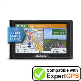 Download your Garmin Drive 51 LMT-S waypoints and tracklogs and create maps with ExpertGPS