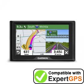 Download your Garmin Drive 52 waypoints and tracklogs and create maps with ExpertGPS