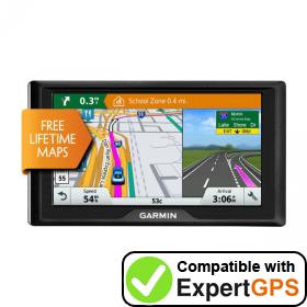 Download your Garmin Drive 6 LM EX waypoints and tracklogs and create maps with ExpertGPS
