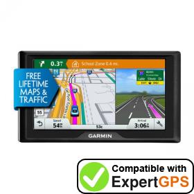 Download your Garmin Drive 60LMT waypoints and tracklogs and create maps with ExpertGPS