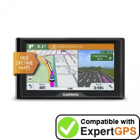 Download your Garmin Drive 61 EX waypoints and tracklogs and create maps with ExpertGPS
