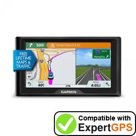 Download your Garmin Drive 61 LMT-S waypoints and tracklogs and create maps with ExpertGPS