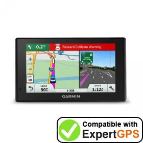 Download your Garmin DriveAssist 51 LMT-S waypoints and tracklogs and create maps with ExpertGPS