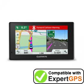 Download your Garmin DriveAssist 51 LMTHD waypoints and tracklogs and create maps with ExpertGPS