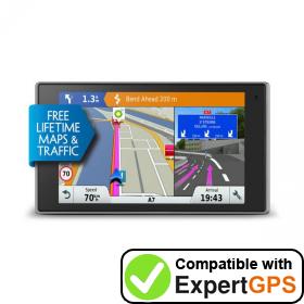 Download your Garmin DriveLuxe 50LMT-D waypoints and tracklogs and create maps with ExpertGPS