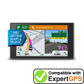 Download your Garmin DriveLuxe 50LMT waypoints and tracklogs and create maps with ExpertGPS