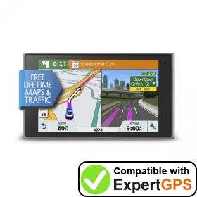 Download your Garmin DriveLuxe 51 LMT-S waypoints and tracklogs and create maps with ExpertGPS