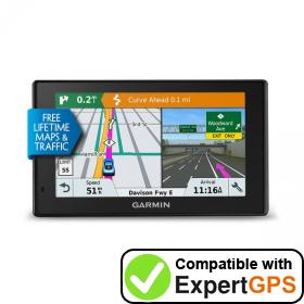 Download your Garmin DriveSmart 51 LMT-S waypoints and tracklogs and create maps with ExpertGPS