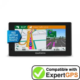 Download your Garmin DriveSmart 60LMT waypoints and tracklogs and create maps with ExpertGPS