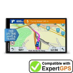 Download your Garmin DriveSmart 61 LMT-D waypoints and tracklogs and create maps with ExpertGPS