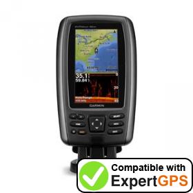 Download your Garmin echoMAP 42dv waypoints and tracklogs and create maps with ExpertGPS