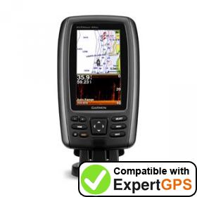 Download your Garmin echoMAP 44dv waypoints and tracklogs and create maps with ExpertGPS