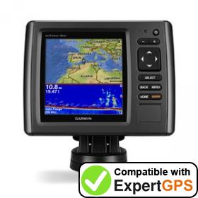 Download your Garmin echoMAP 52dv waypoints and tracklogs and create maps with ExpertGPS
