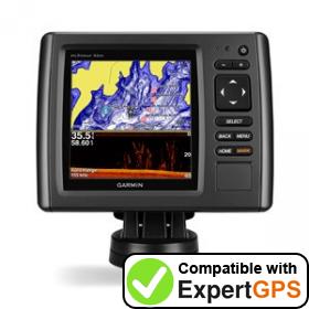 Download your Garmin echoMAP 53cv waypoints and tracklogs and create maps with ExpertGPS