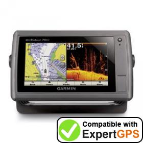 Download your Garmin echoMAP 70dv waypoints and tracklogs and create maps with ExpertGPS