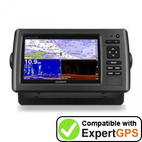 Download your Garmin echoMAP 72dv waypoints and tracklogs and create maps with ExpertGPS