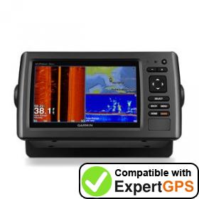 Download your Garmin echoMAP 72sv waypoints and tracklogs and create maps with ExpertGPS