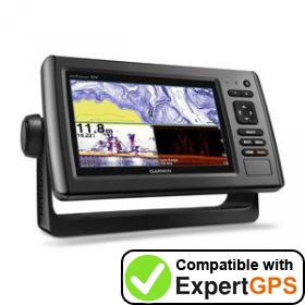 Download your Garmin echoMAP 74dv waypoints and tracklogs and create maps with ExpertGPS