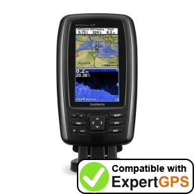 Download your Garmin echoMAP CHIRP 42cv waypoints and tracklogs and create maps with ExpertGPS