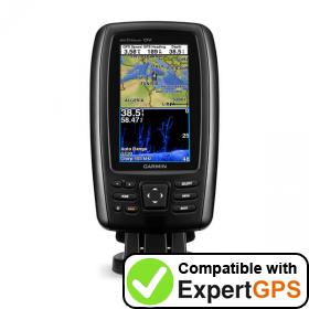 Download your Garmin echoMAP CHIRP 42dv waypoints and tracklogs and create maps with ExpertGPS