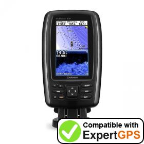 Download your Garmin echoMAP CHIRP 43cv waypoints and tracklogs and create maps with ExpertGPS