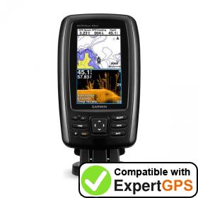 Download your Garmin echoMAP CHIRP 43dv waypoints and tracklogs and create maps with ExpertGPS