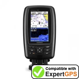 Download your Garmin echoMAP CHIRP 44cv waypoints and tracklogs and create maps with ExpertGPS